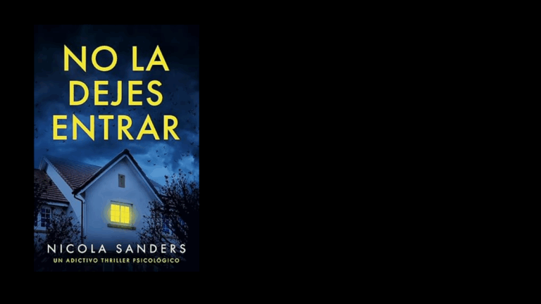 «No la dejes entrar» (2025). Nicola Sanders.